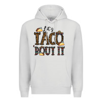 Dove Grey let's taco bout it Premium Hoodie - CowhideDigitalArt