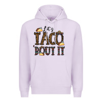 Lilac let's taco bout it Premium Hoodie - CowhideDigitalArt