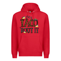 Red let's taco bout it Premium Hoodie - CowhideDigitalArt