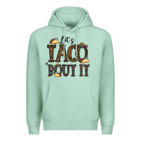 Seafoam let's taco bout it Premium Hoodie - CowhideDigitalArt