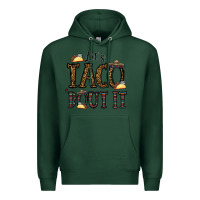 Sports Green let's taco bout it Premium Hoodie - CowhideDigitalArt