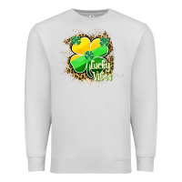 Dove Grey lucky vibes Premium Sweatshirt - RanaPortraitStore