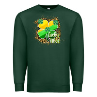Sports Green lucky vibes Premium Sweatshirt - RanaPortraitStore