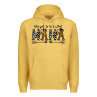 Antique Gold mama to be called mama Premium Hoodie - CowhideDigitalArt