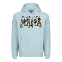 Blue Mist mama to be called mama Premium Hoodie - CowhideDigitalArt