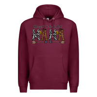 Burgundy mama to be called mama Premium Hoodie - CowhideDigitalArt