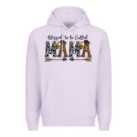 Lilac mama to be called mama Premium Hoodie - CowhideDigitalArt