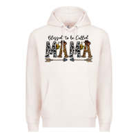 Pale Pink mama to be called mama Premium Hoodie - CowhideDigitalArt