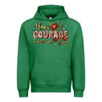 Emerald have courage and be kind Urban Hoodie - JahusDesignShop