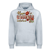 Heather Grey have courage and be kind Urban Hoodie - JahusDesignShop