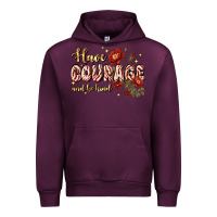 Mauve Wine have courage and be kind Urban Hoodie - JahusDesignShop
