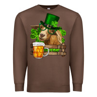 Chestnut st. patricks day goat and beer Premium Sweatshirt - RanaPortraitStore