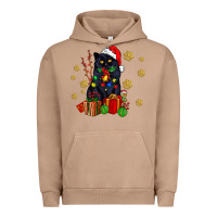 Pigment Burro black cat meowy christmas Urban Hoodie - AdoDesignShop