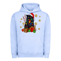Pigment Grape Ice black cat meowy christmas Urban Hoodie - AdoDesignShop