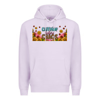 Lilac caffeine before chaos 16oz libbey cup Premium Hoodie - HRA Design Shop