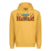 Mustard caffeine before chaos 16oz libbey cup Premium Hoodie - HRA Design Shop