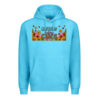 Ocean Blue caffeine before chaos 16oz libbey cup Premium Hoodie - HRA Design Shop