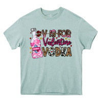 Arona V is For Valentine Vodka Heavy Core Tee - CowhideDigitalArt