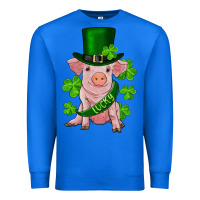 True Royal st. patricks day lucky baby pig Premium Sweatshirt - RanaPortraitStore