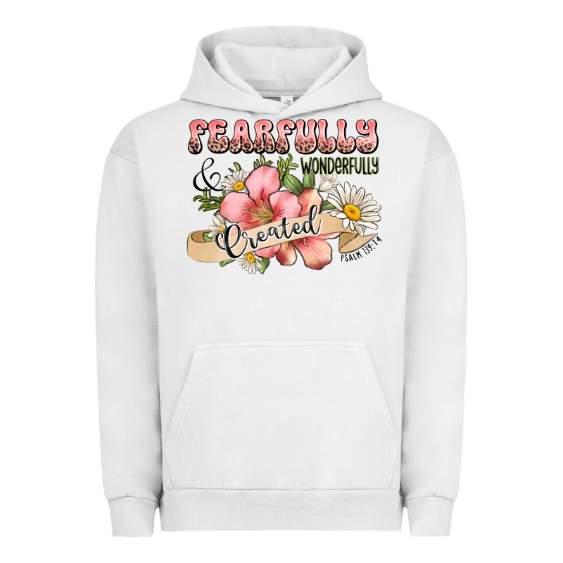 Fearfully And Wonderfully Created Urban Hoodie by JahusDesignShop | Teevron