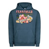 Pigment Midnight Navy fearfully and wonderfully created Urban Hoodie - JahusDesignShop