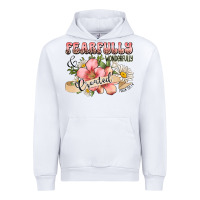 White fearfully and wonderfully created Urban Hoodie - JahusDesignShop