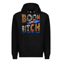 Black boom bitch get out the way Premium Hoodie - HRA Design Shop