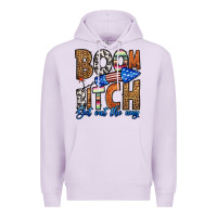 Lilac boom bitch get out the way Premium Hoodie - HRA Design Shop