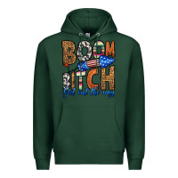 Sports Green boom bitch get out the way Premium Hoodie - HRA Design Shop