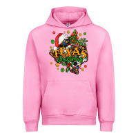 Fuchsia Pink texas christmas Urban Hoodie - AdoDesignShop