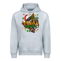 Heather Grey texas christmas Urban Hoodie - AdoDesignShop