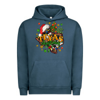 Pigment Midnight Navy texas christmas Urban Hoodie - AdoDesignShop