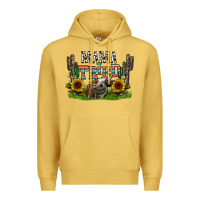 Antique Gold mama tried1 Premium Hoodie - CowhideDigitalArt