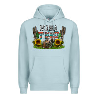 Blue Mist mama tried1 Premium Hoodie - CowhideDigitalArt