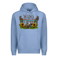 Colony Blue mama tried1 Premium Hoodie - CowhideDigitalArt