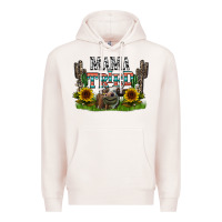Pale Pink mama tried1 Premium Hoodie - CowhideDigitalArt