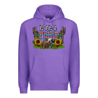 Purple mama tried1 Premium Hoodie - CowhideDigitalArt