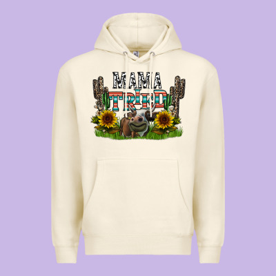 Mama Tried1 Premium Hoodie Designed By Cowhidedigitalart