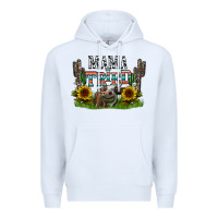 White mama tried1 Premium Hoodie - CowhideDigitalArt