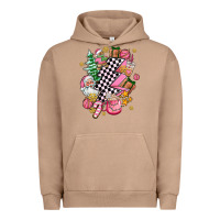 Pigment Burro pink christmas lightning bolt Urban Hoodie - AdoDesignShop