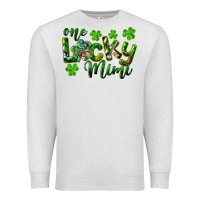 Oatmeal Heather st. patricks day one lucky mimi Premium Sweatshirt - RanaPortraitStore