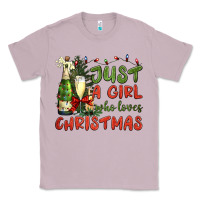 Lilac just a girl who loves christmas Classic Tee - BundleAndBundleShop