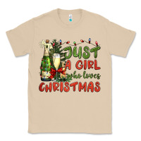 Mushroom just a girl who loves christmas Classic Tee - BundleAndBundleShop