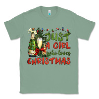 Sage just a girl who loves christmas Classic Tee - BundleAndBundleShop