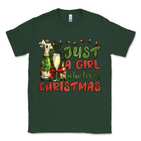 Sports Green just a girl who loves christmas Classic Tee - BundleAndBundleShop