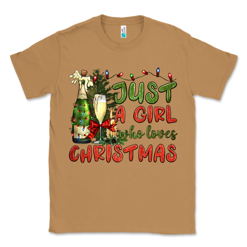 Just A Girl Who Loves Christmas Classic Tee by BundleAndBundleShop | Teevron