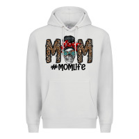 Dove Grey mom life Premium Hoodie - CowhideDigitalArt