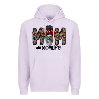 Lilac mom life Premium Hoodie - CowhideDigitalArt