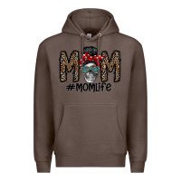 Coffee mom life Premium Hoodie - CowhideDigitalArt