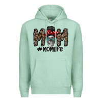 Seafoam mom life Premium Hoodie - CowhideDigitalArt